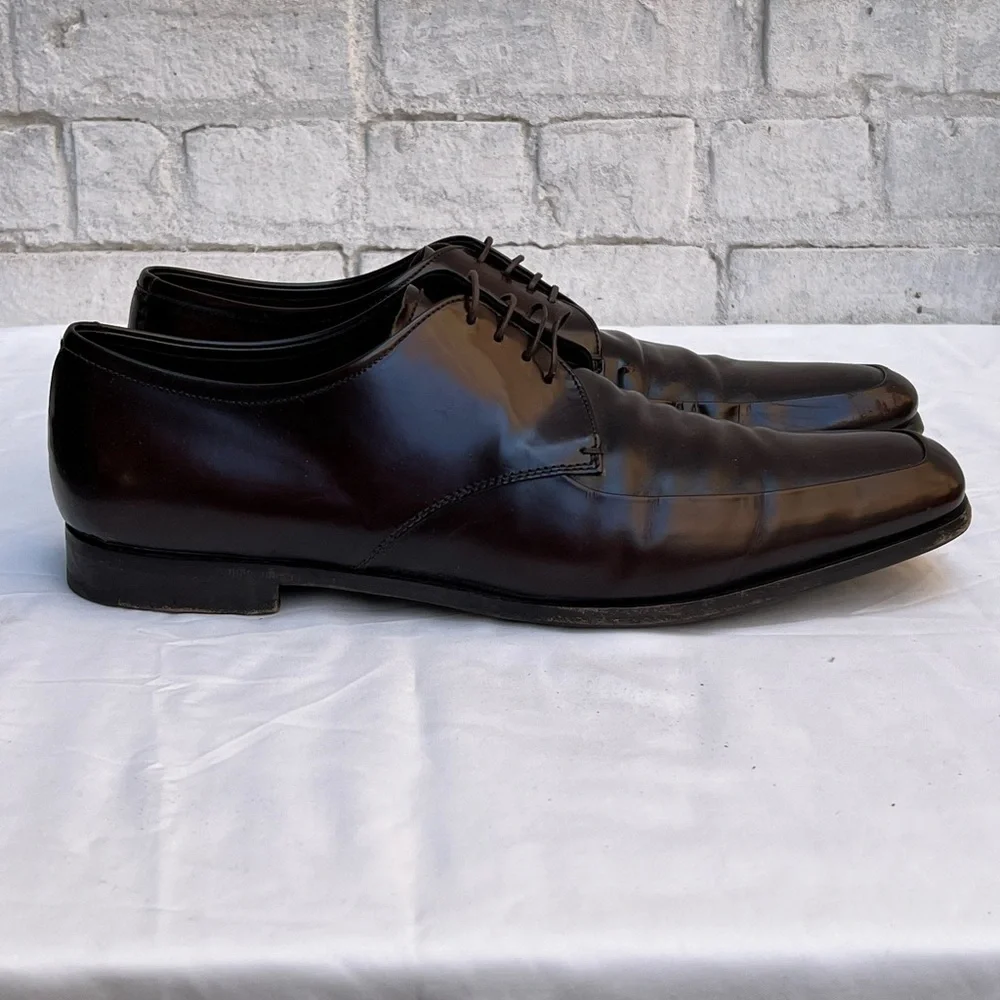 PRADA Leather Derby Shoes